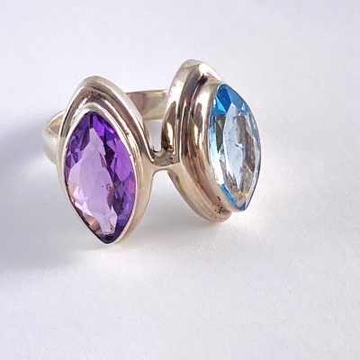 Kay Amethyst & White Topaz Ring Sterling Silver | Hamilton Place