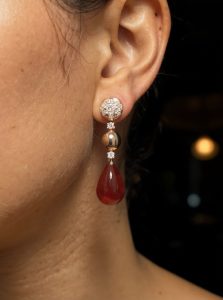 Carnelian Drop Earrings