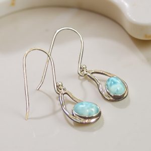 SS Larimar Earrings