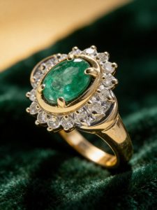 Gold Emerald Ring